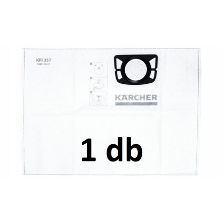 Kärcher szintetikus porzsák nagyméretű (eredeti) KARCHER SE 4001 WD3 MV3 porszívókhoz (6.863-314.0) 1 db