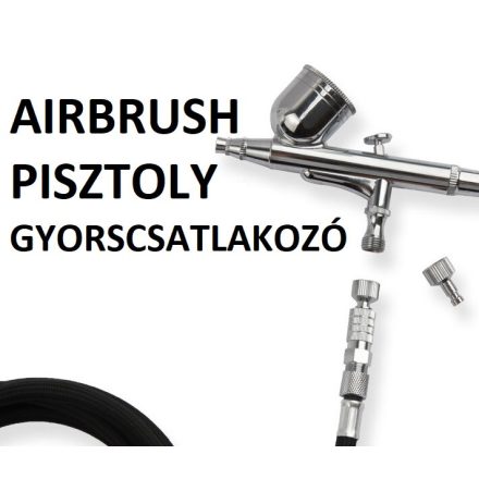 Airbrush gyorscsatlakozó készlet (Fengda BD-117K) 5 db, 1/8 BSP aljzat adapterrel