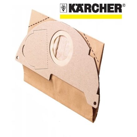 Porzsák papír (EREDETI) Kärcher / Karcher WD2, A2004 (6.904-322.0) porszívóhoz 1db.