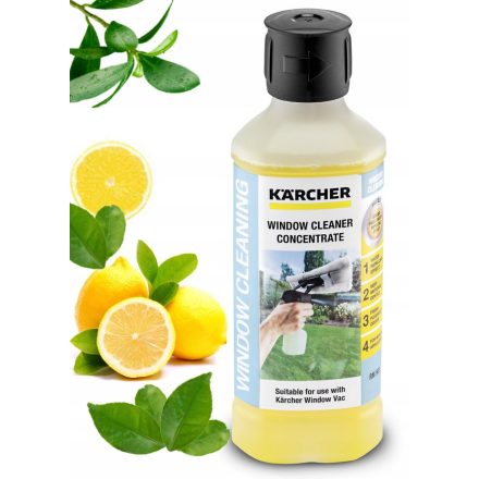 Karcher RM 503 üvegtisztító koncentrátum 500 ml (6.295-840.0) Kärcher WV ablaktisztítóhoz, citrus illattal
