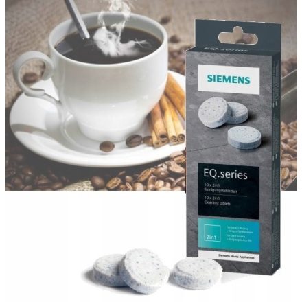 Siemens (TZ80001) 2 in 1 tisztító tabletta kávéfőzőhöz 10 darab
