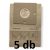 Porzsák papír SAMSUNG VP-99B, SC 5 sorozat, VCC 5, 6 porszívókhoz (ISO 9001) 5 db